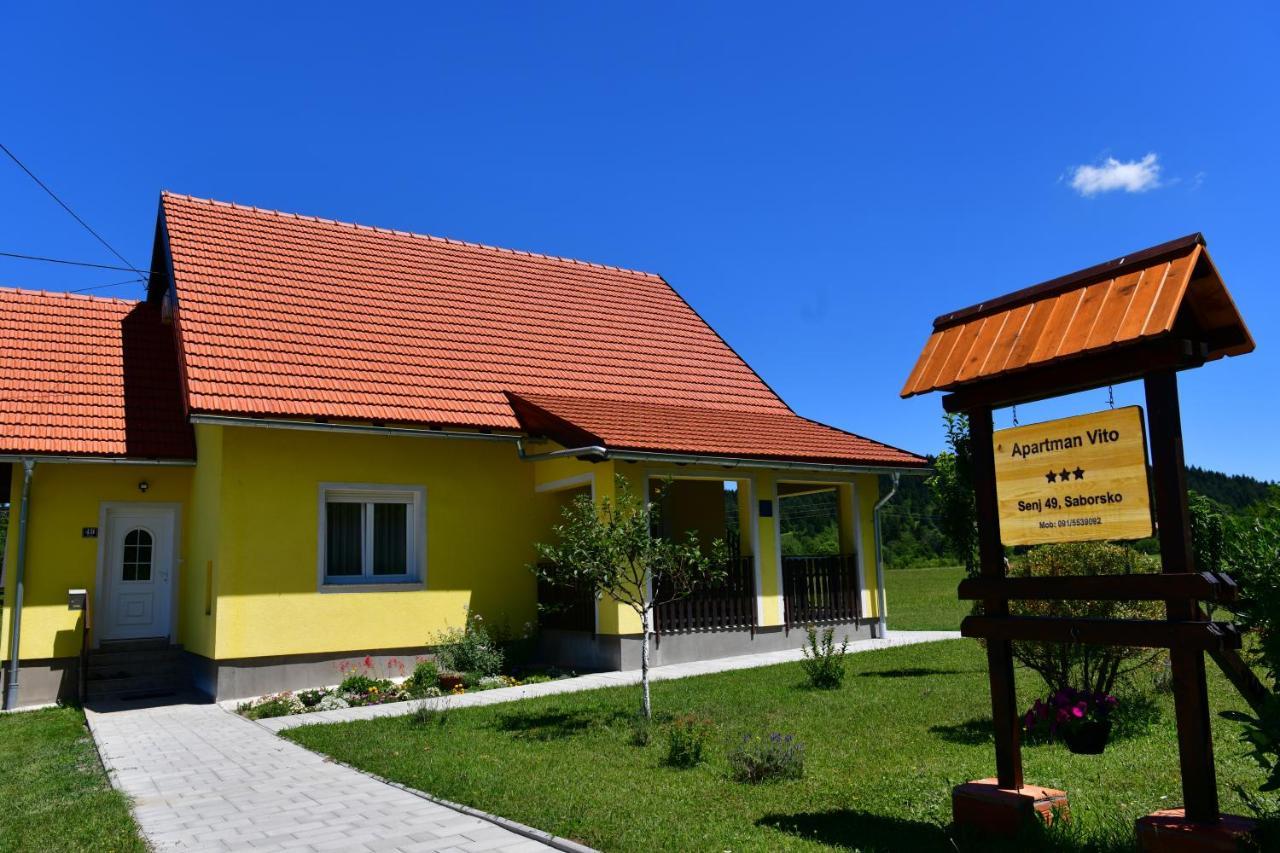 Apartman Vito Saborsko Kültér fotó
